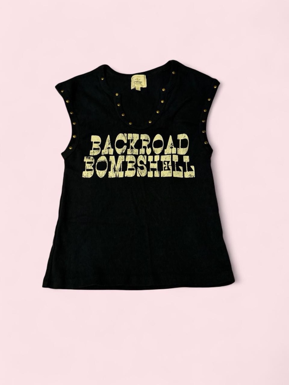 Buckle Black "Backroad Bombshell" Studded Tank